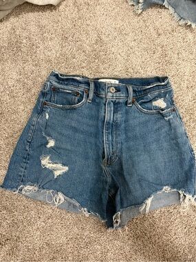 Abercrombie and Fitch Curve Love The 4 inch Mom Short High Rise